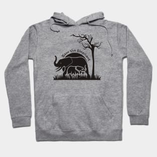 Save The Elephant Hoodie